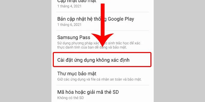 Cho phép tải app BJ88 từ nguồn không xác định
